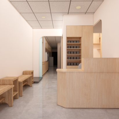 候診區｜木質溫暖，讓等候更舒適